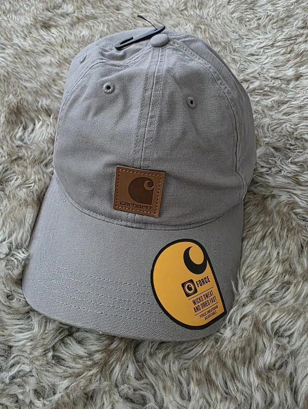 Carhartt Odessa Canvas Patch Logo Baseball Cap Blue Gray